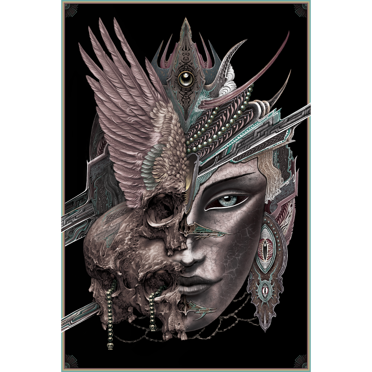 Marald Van Haasteren & Jondix "Arabdha Karma" Giclee Print