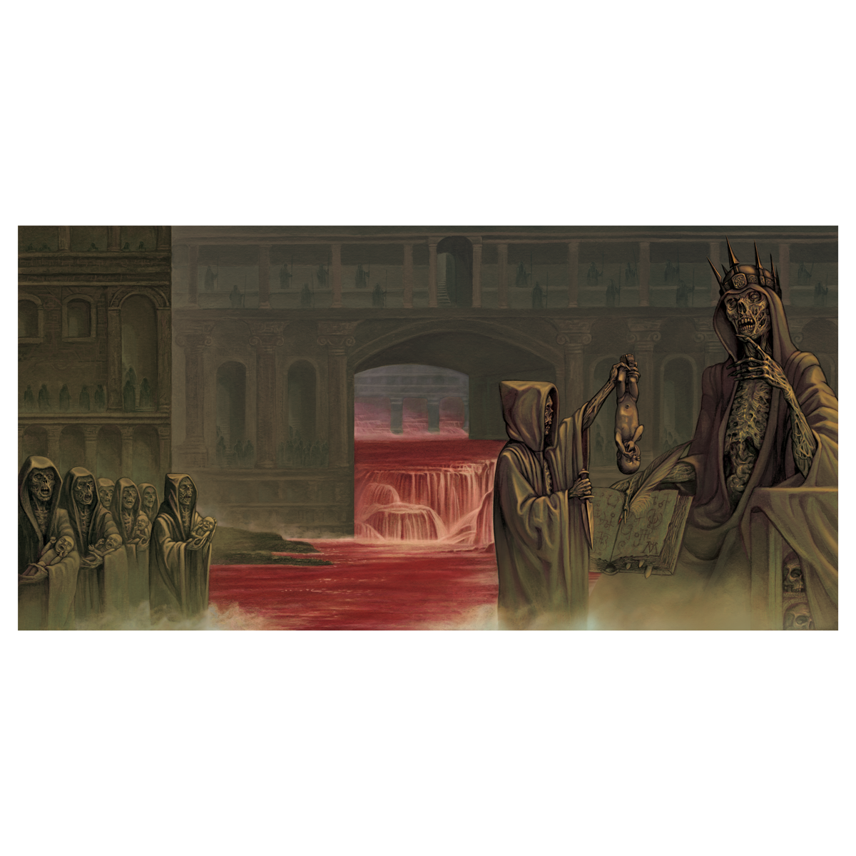 Marald Van Haasteren "Necrot Blood Offerings (Complete)" Giclee Print