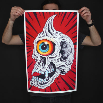 Marc Nava "Cyclo-Skull" Giclee Print