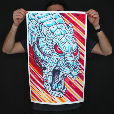 Marc Nava "Robo-Panther" Giclee Print