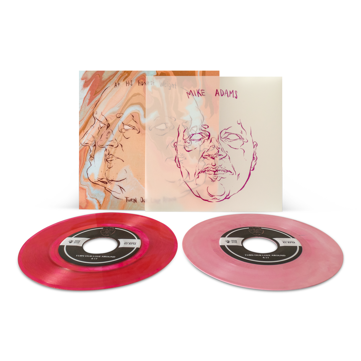 Mike Adams At His Honest Weight "Turn Our Love Around b/w Stay, Too"