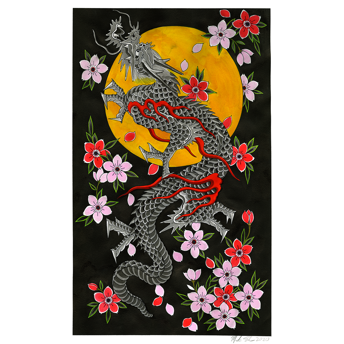 Mike Shea "Dragon" Giclee Print