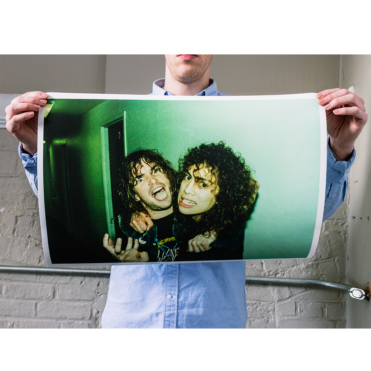 Harald Oimoen "Kerry King & Kirk Hammett: Seattle, WA (1985)" Giclee Print