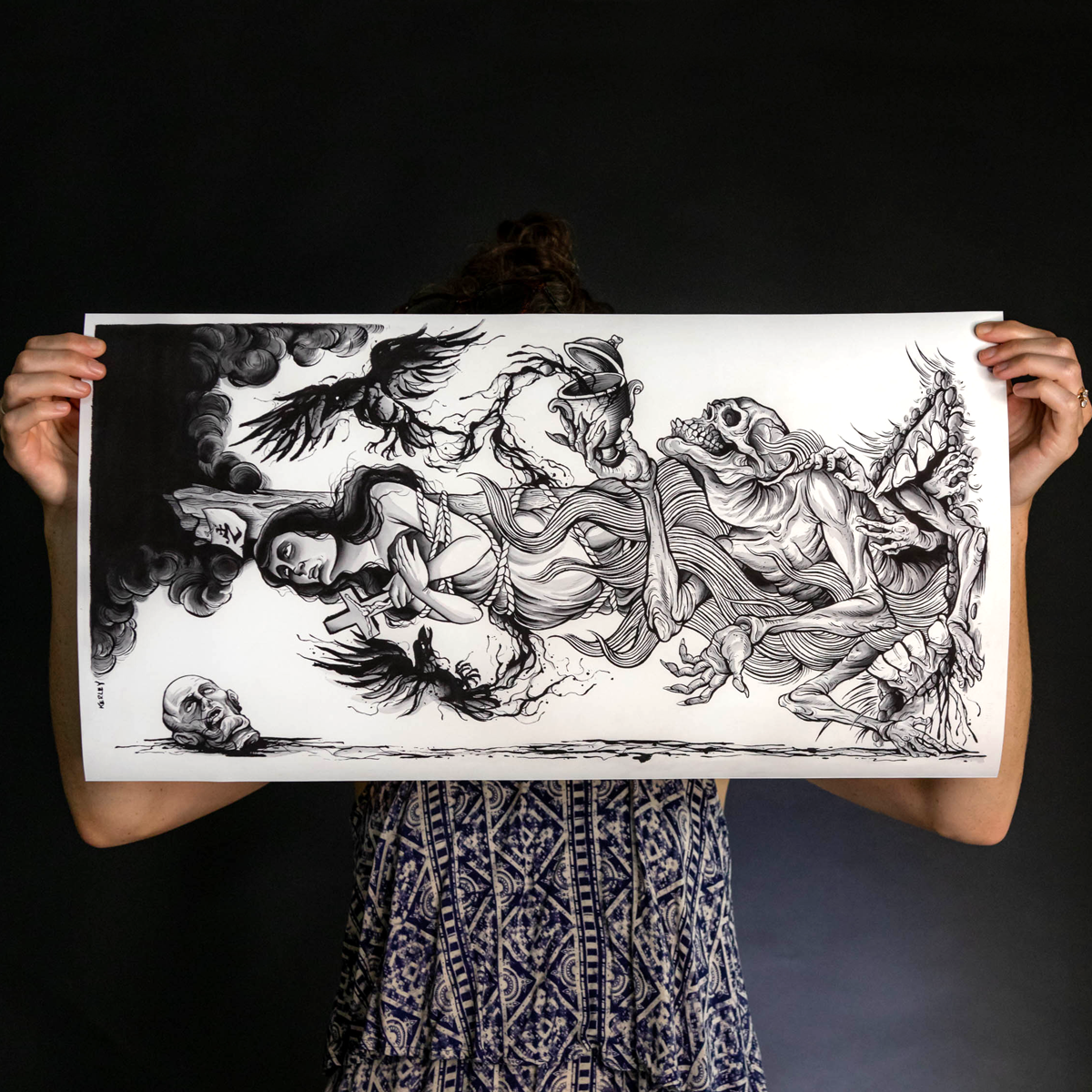 Zao "The Well-Intentioned Virus" Giclee Print