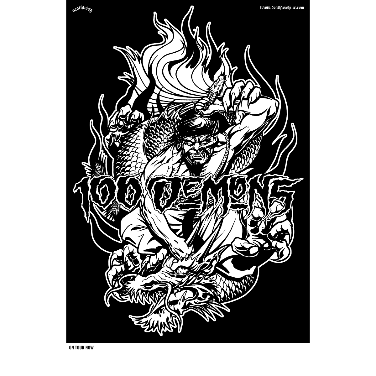 100 Demons "Dragon Rider" Poster