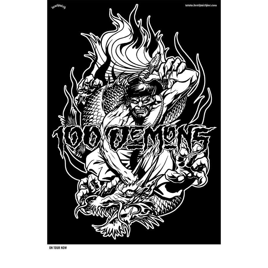100 Demons "Dragon Rider" Poster