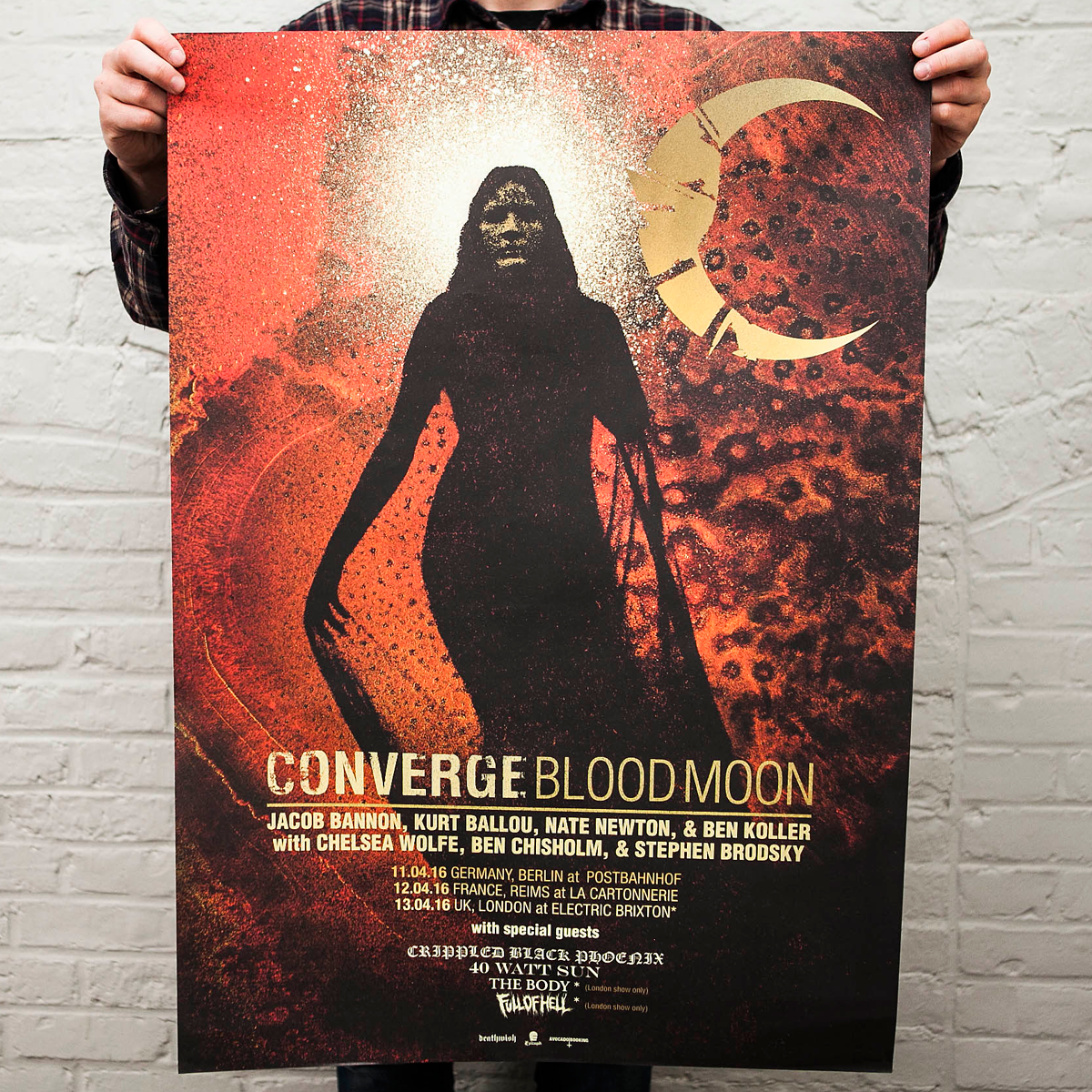 Converge "Blood Moon: Ghost" Poster