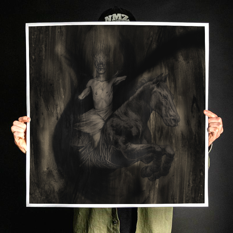 Paul Romano "The Rider" Giclee Print