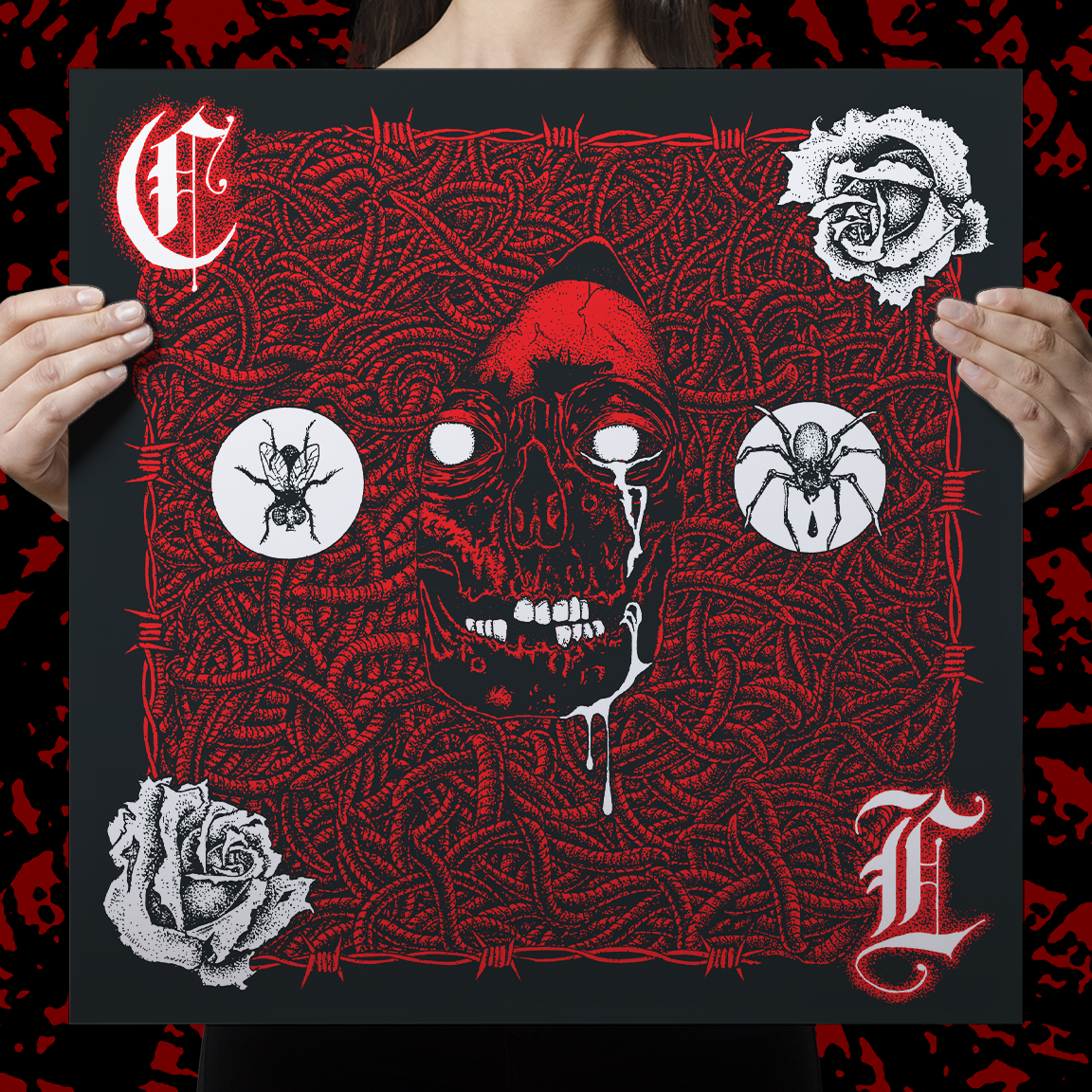 Cult Leader "A Patient Man" Glow-In-The-Dark Silkscreened Print