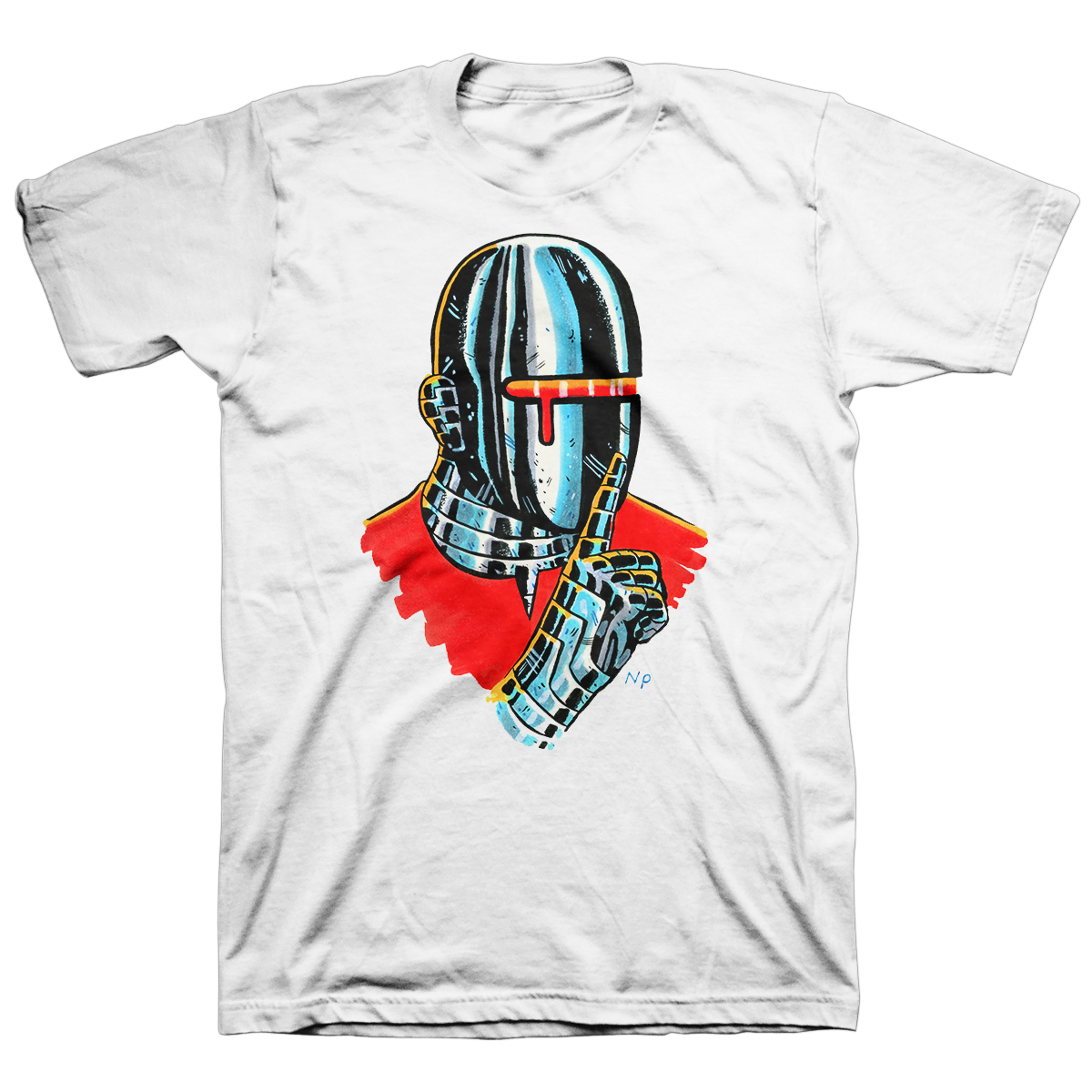 Nick Pyle "SHHH" White T-Shirt