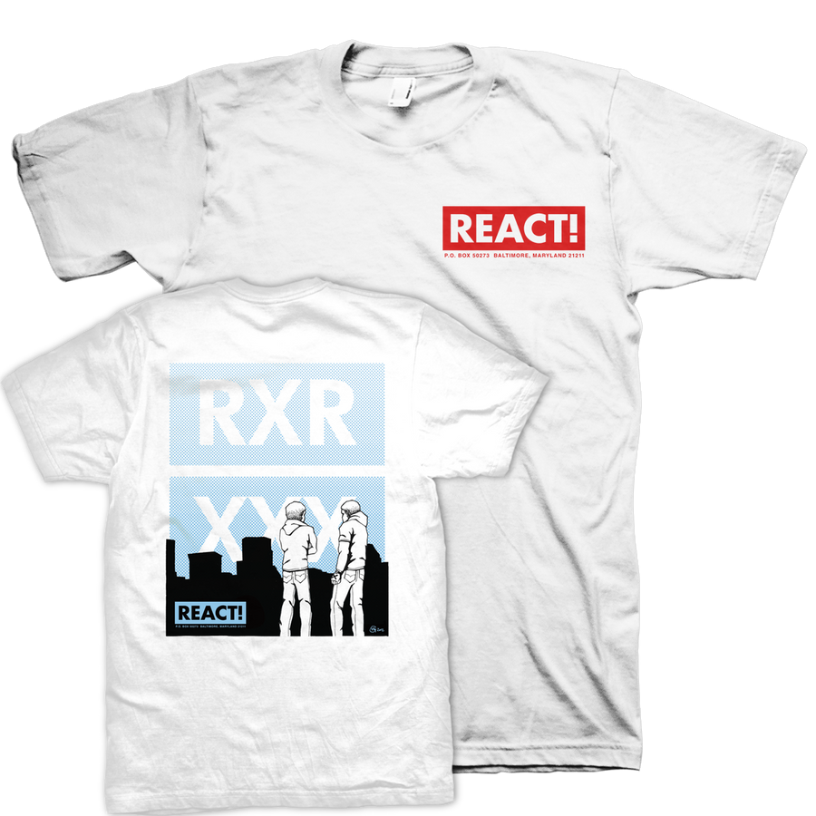 React Records "Baltimore" White T-Shirt