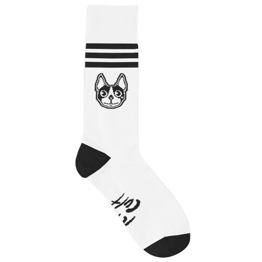 Terrier Cvlt "Dog Face" White Socks