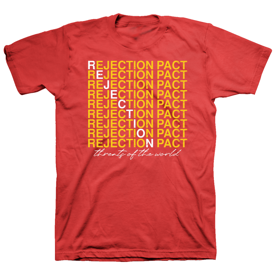 Rejection Pact "Threats Of The World" Red T-Shirt