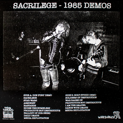 Sacrilege "Demos 1985"