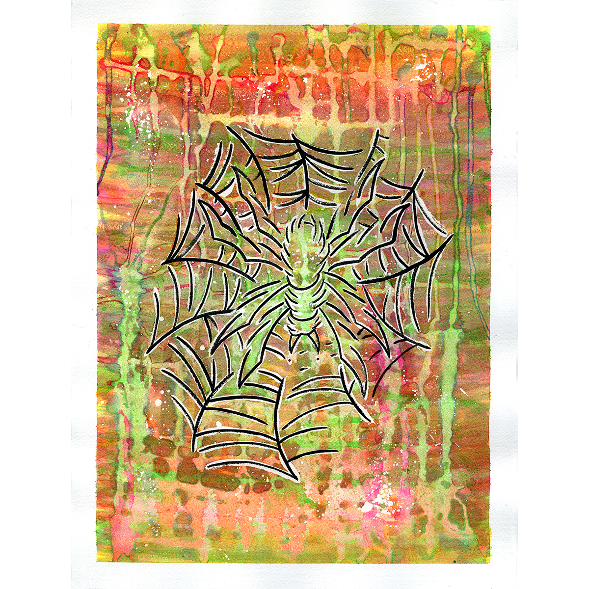 Sean Martin "Arachnid" Original Painting