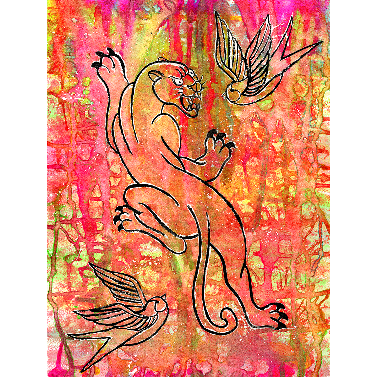 Sean Martin "Panther" Giclee Print