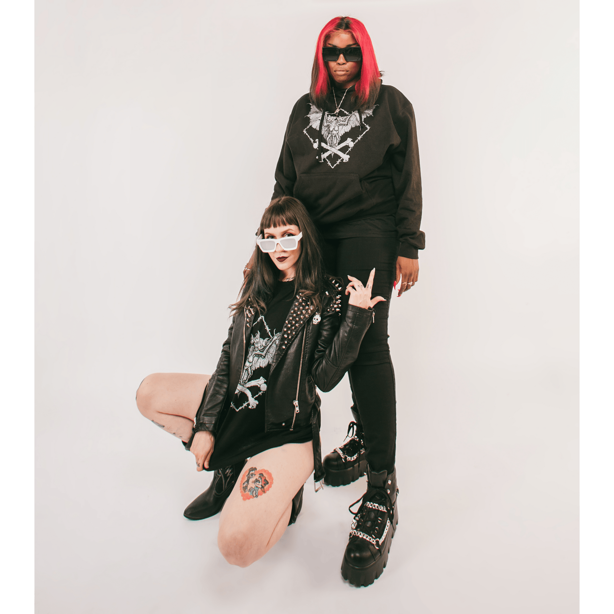 Dylan Garrett Smith "Barbed Bat" Black Hooded Sweatshirt