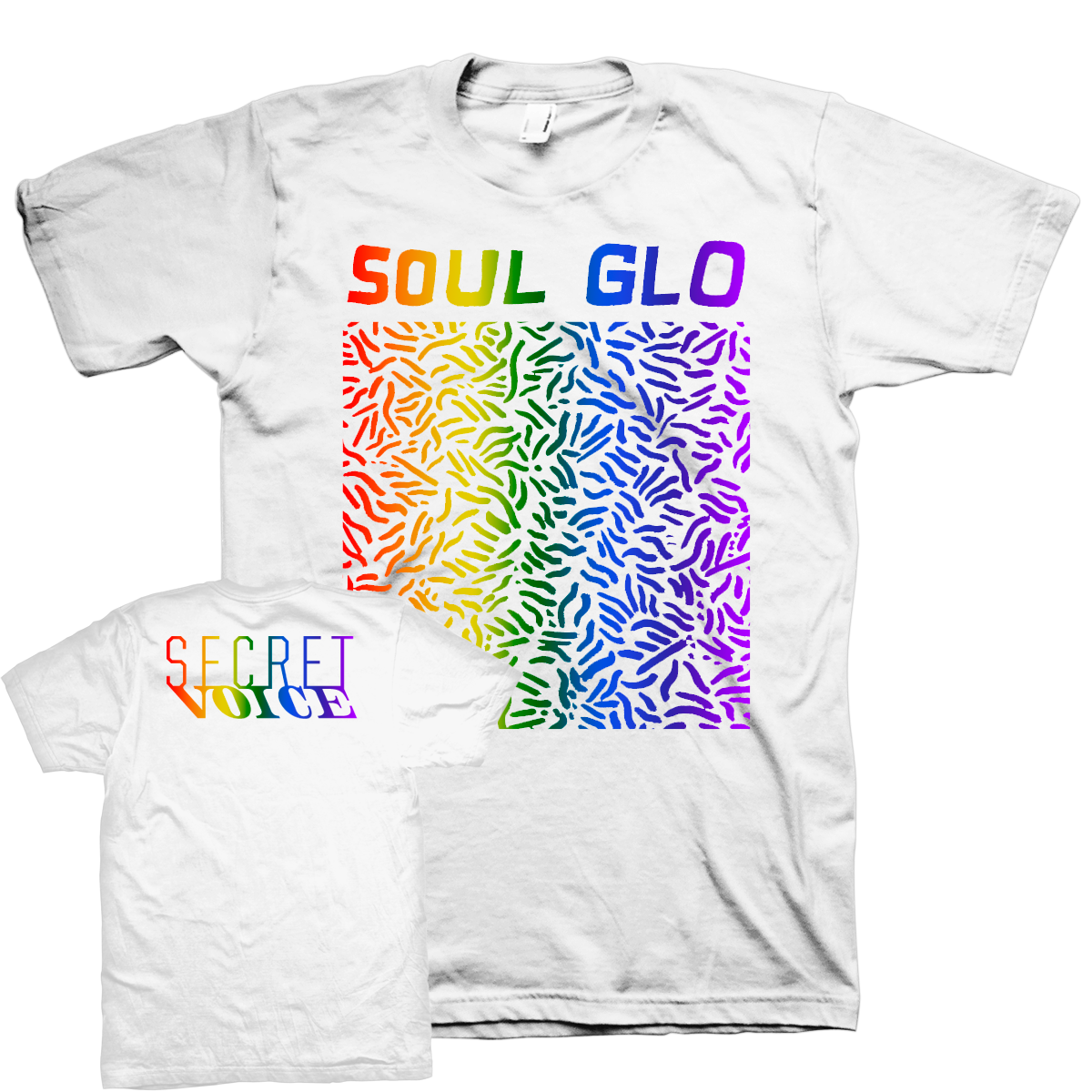 Soul Glo "Rainbow Logo" White T-Shirt