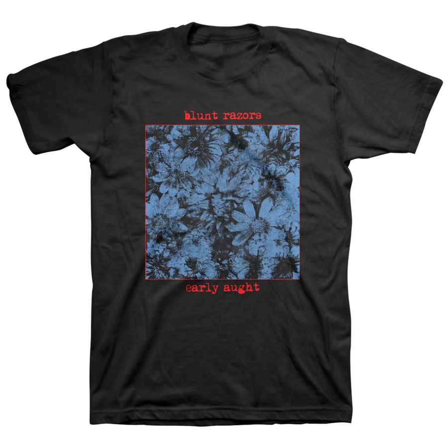 Blunt Razors "Early Aught Flowers" Black T-Shirt