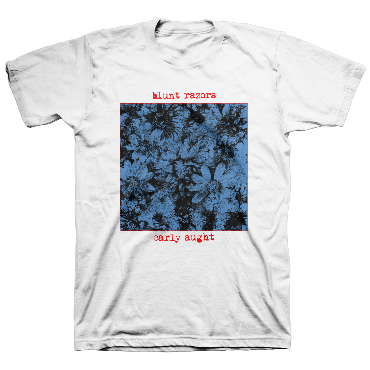 Blunt Razors "Early Aught Flowers" White T-Shirt