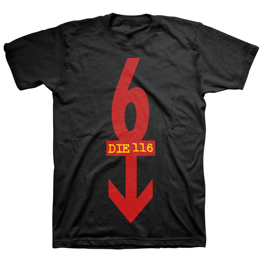 Die 116 "Arrow" Black T-Shirt