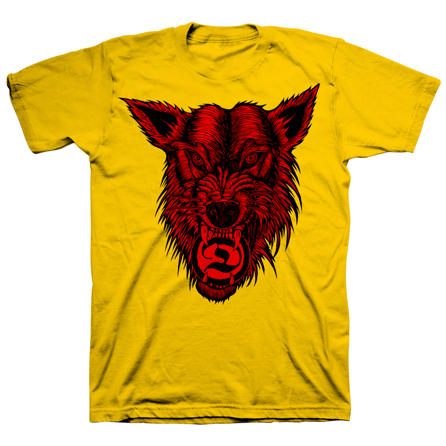 Deathwish "McNett Wolf" Yellow T-Shirt