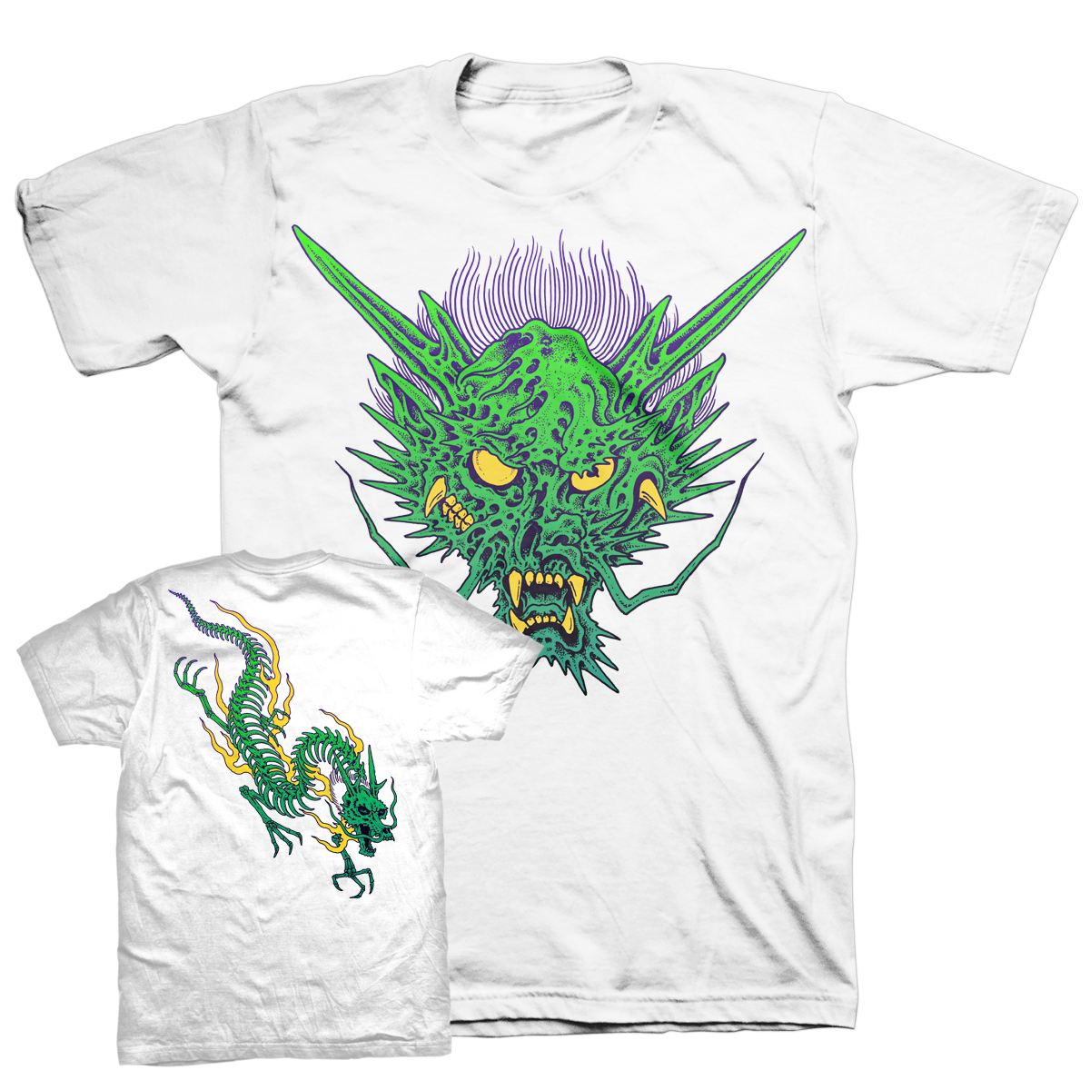 Marc Nava "Dragons" White T-Shirt