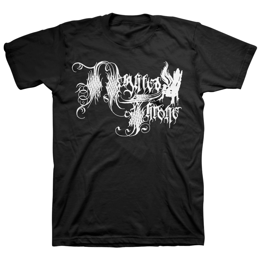 Nighted Throne "Logo" Black T-Shirt