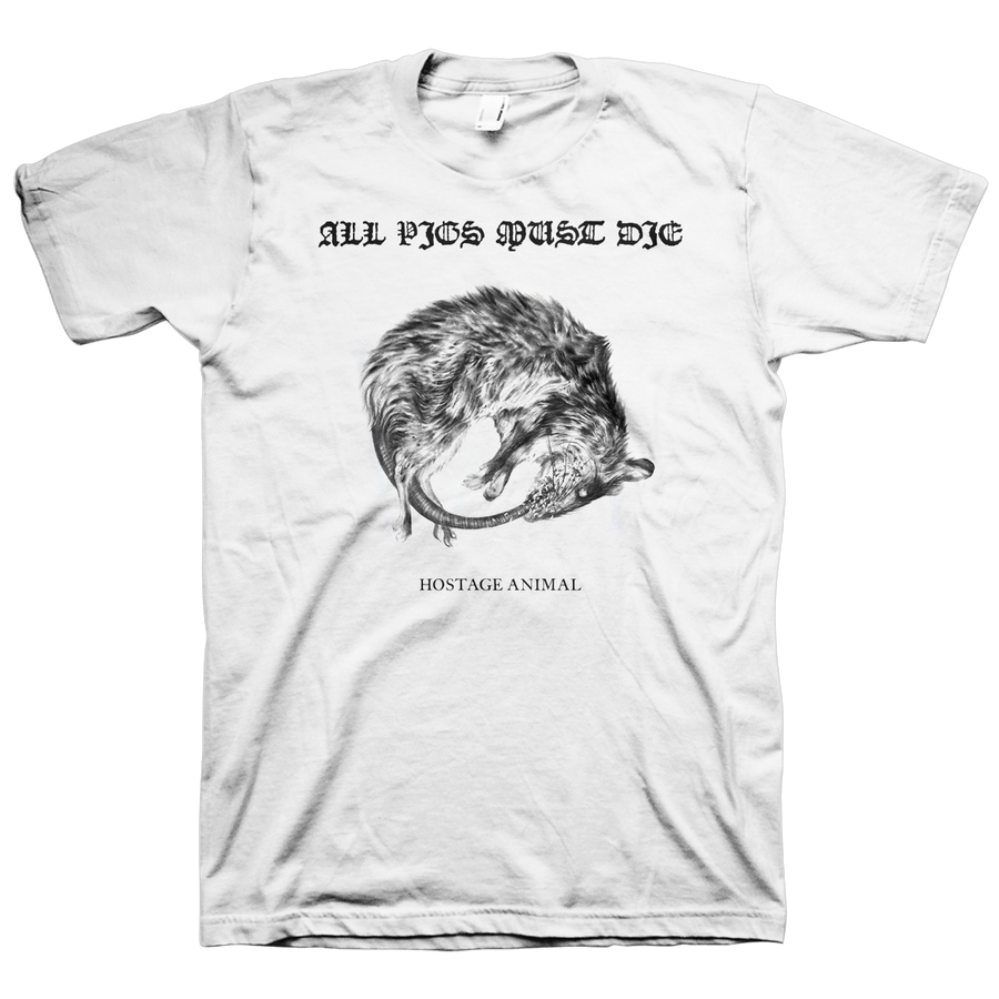 All Pigs Must Die "Ouroboros" White T-Shirt