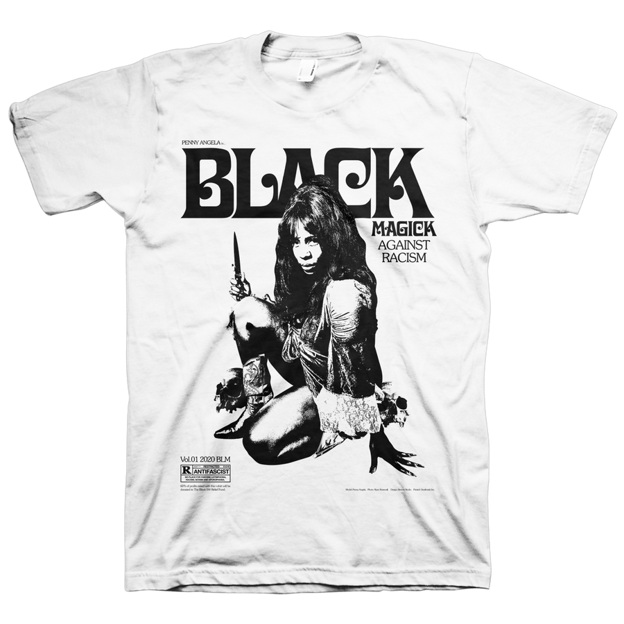 Branca Studio "Black Magick" White T-Shirt