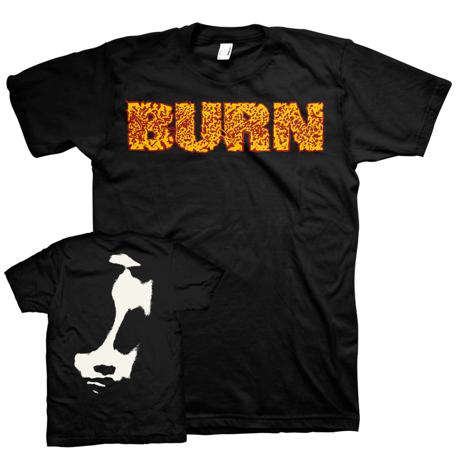 Burn "Face" Black T-Shirt