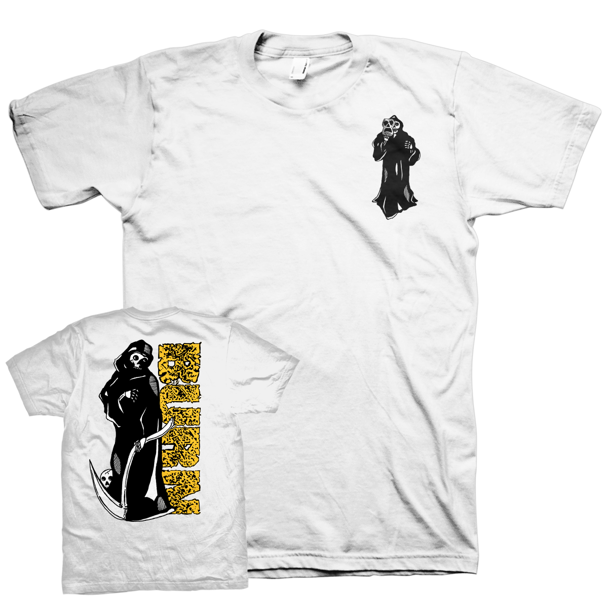 Burn "Reaper Pocket" White T-Shirt