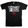 Ceremony "Violence Violence" Black T-Shirt