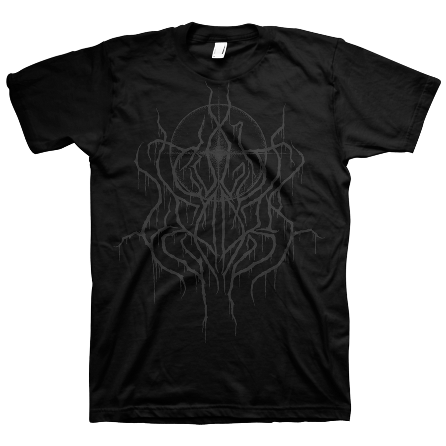 Cult Leader "Grey Logo" Black T-Shirt