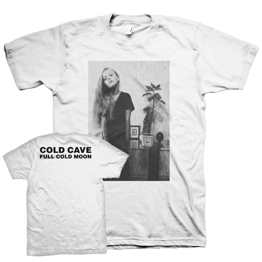 Cold Cave "Full Cold Moon" White T-Shirt