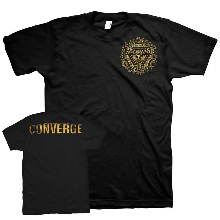 Converge "TOMBU Pocket Print" Black T-Shirt