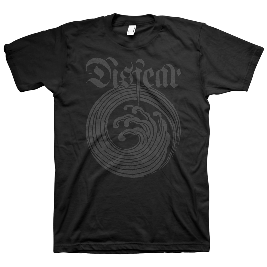 Disfear "Wave" Black On Black T-Shirt