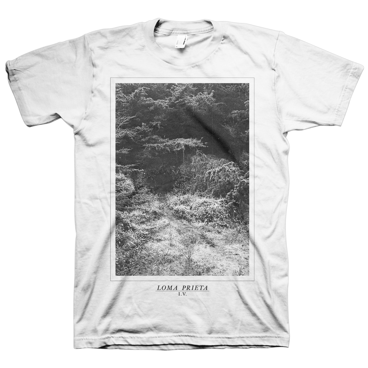 Loma Prieta "I.V." White T-Shirt
