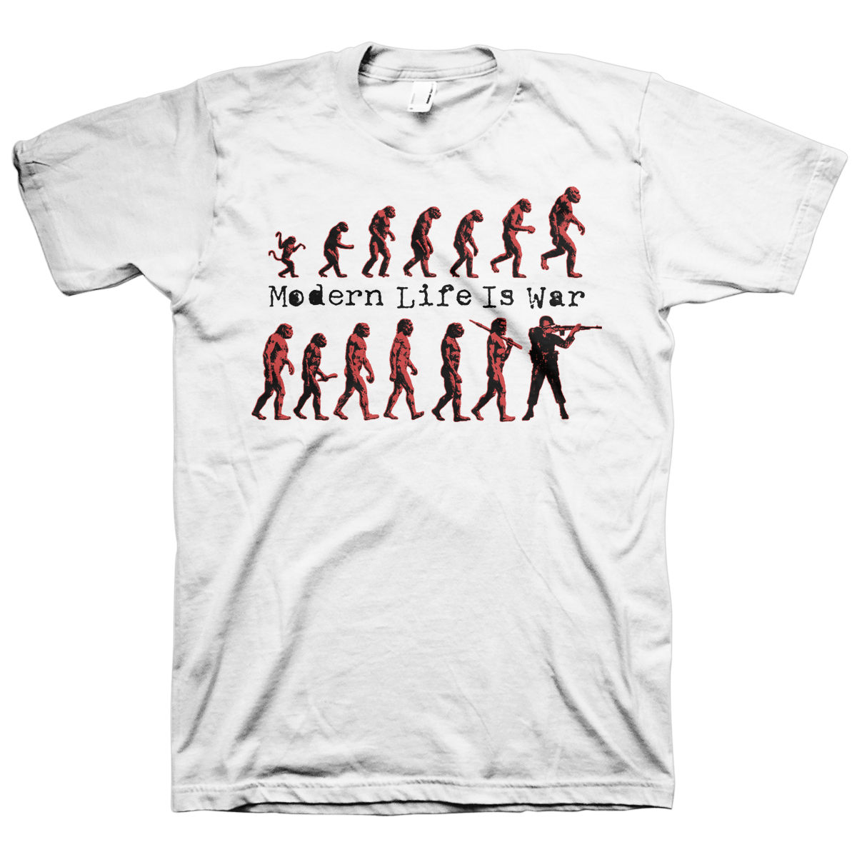 Modern Life Is War "Evolution" White T-Shirt