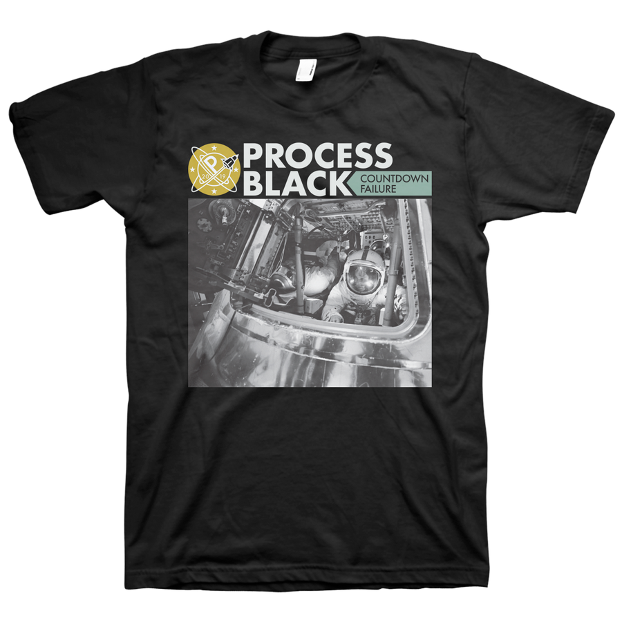 Process Black "Countdown Failure" Black T-Shirt