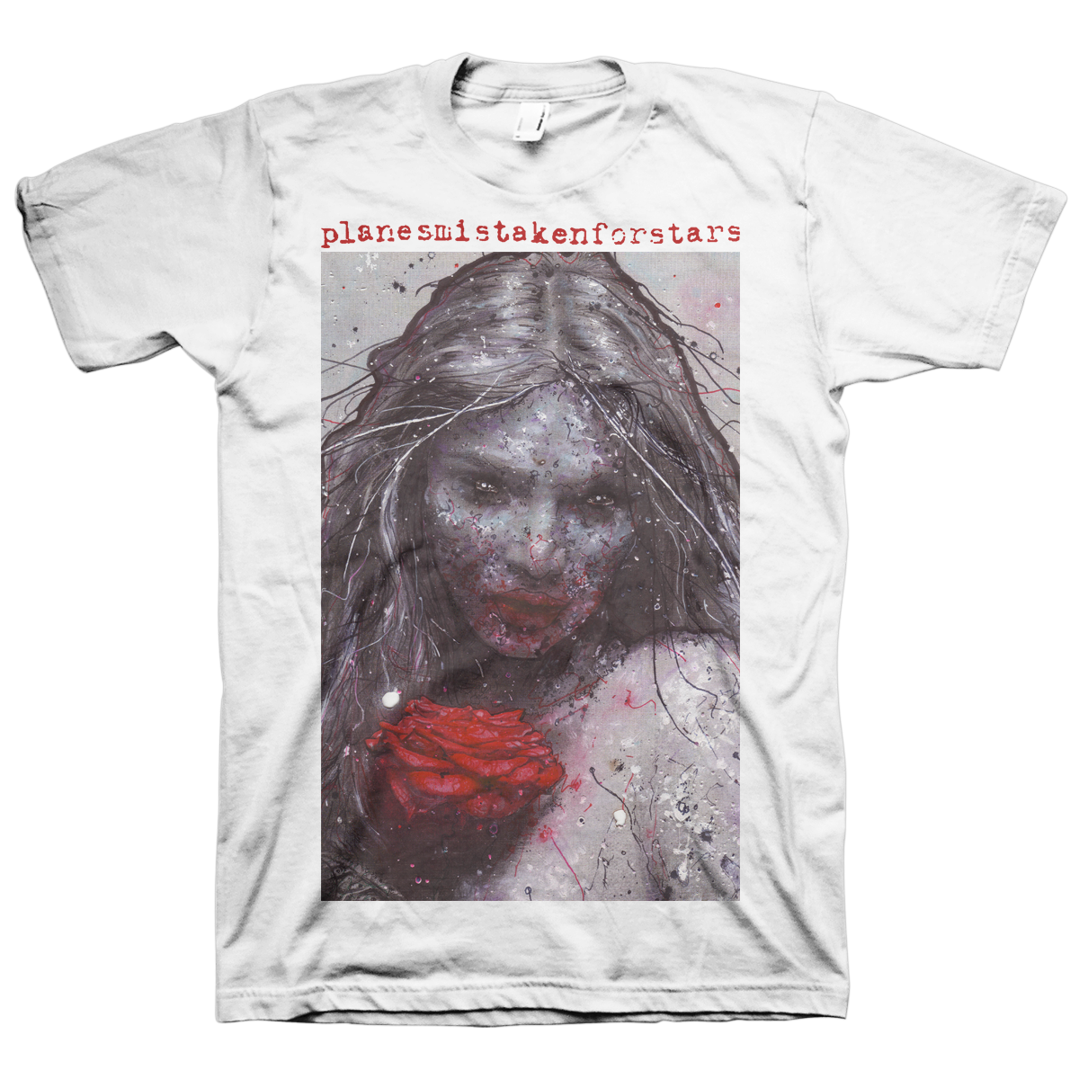 Planes Mistaken For Stars "Mercy" White T-Shirt