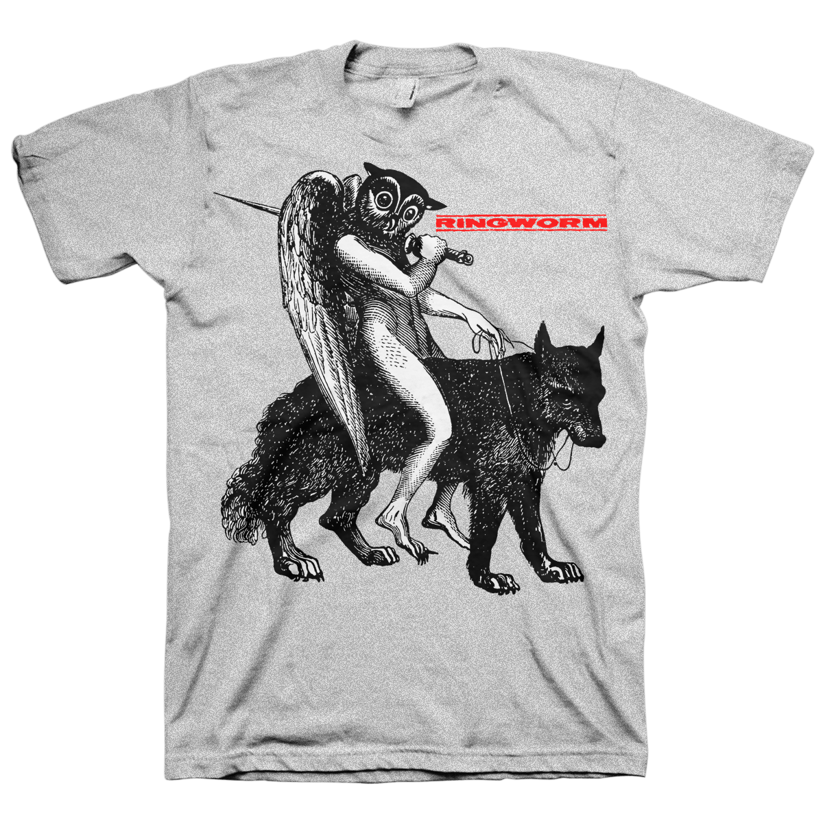 Ringworm "Owl Slayer" Grey T-Shirt