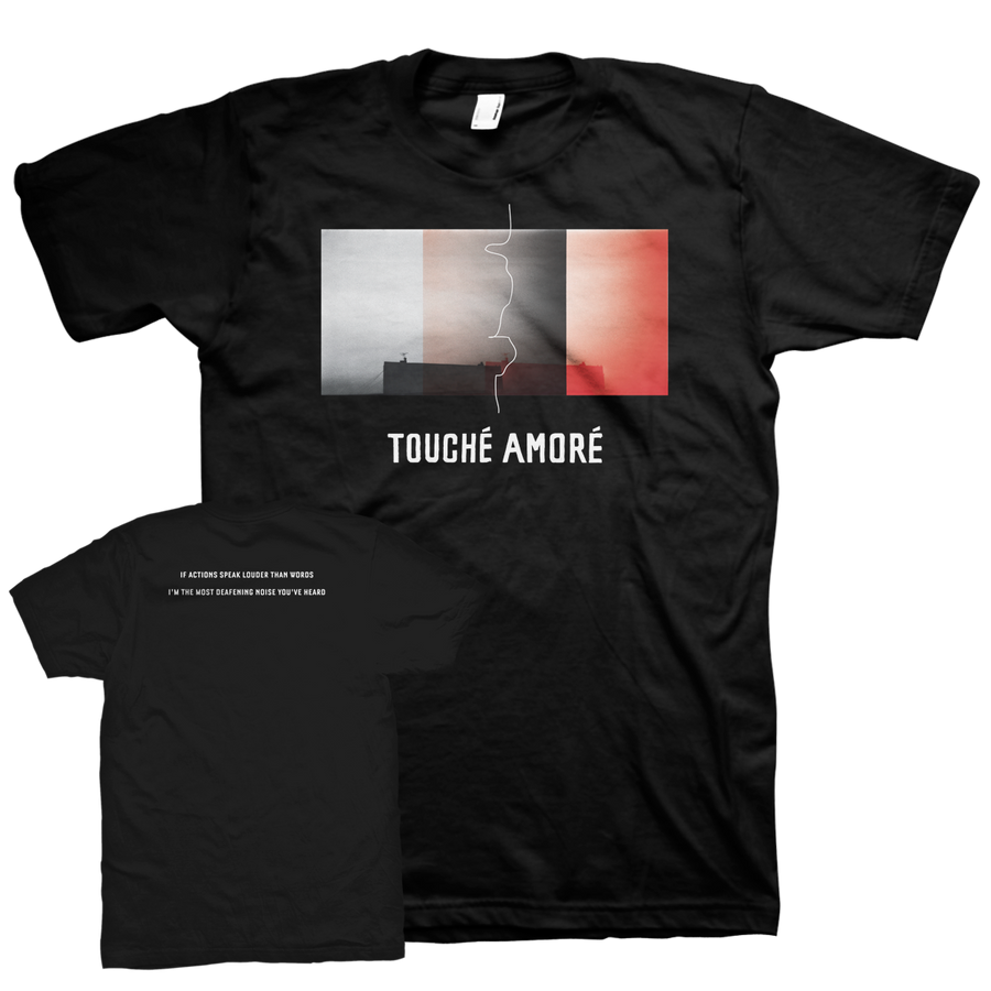 Touche Amore "Actions Speak Louder" Black T-Shirt