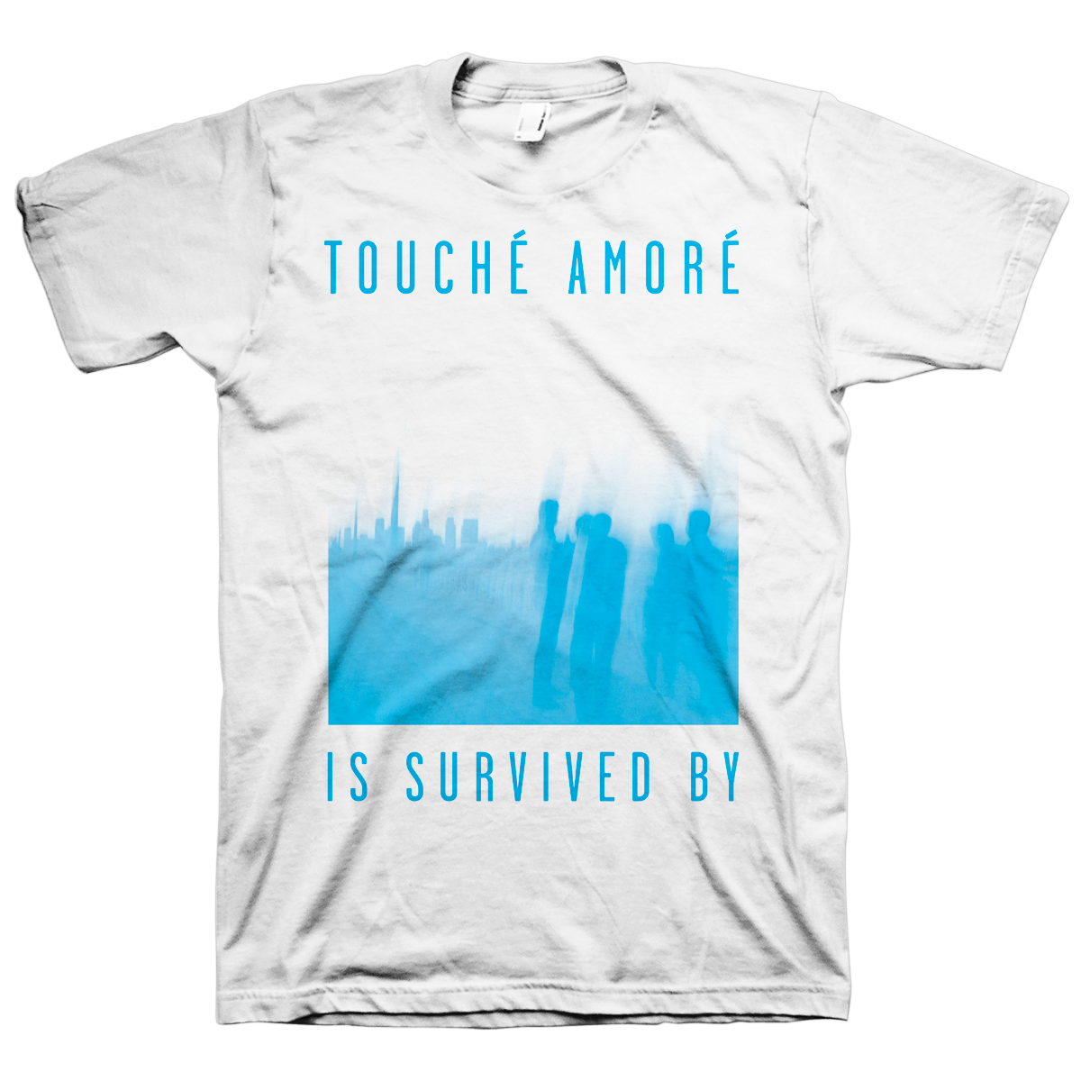 Touche Amore "Is Survived By" White T-Shirt