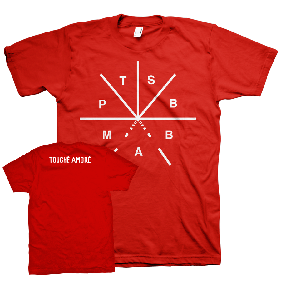 Touche Amore "Symbol" Red T-Shirt