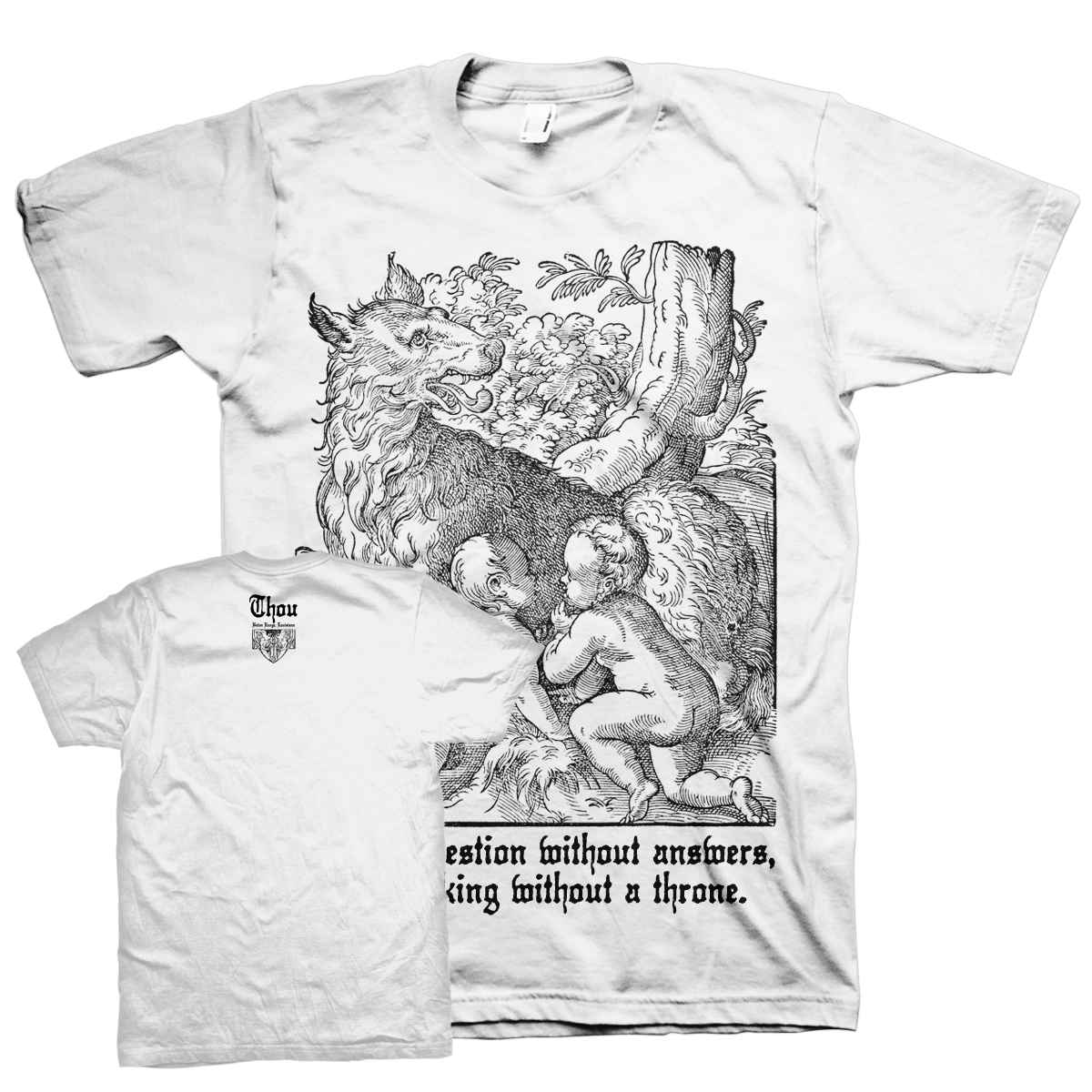 Thou "Rhea Sylvia" White T-Shirt