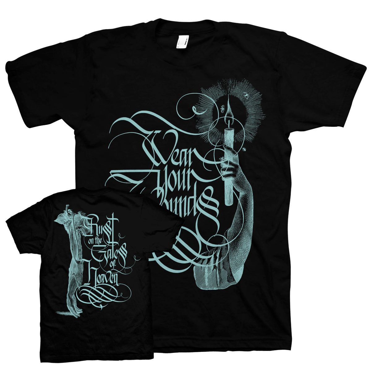 Wear Your Wounds "Candle Of Heaven" Black T-Shirt