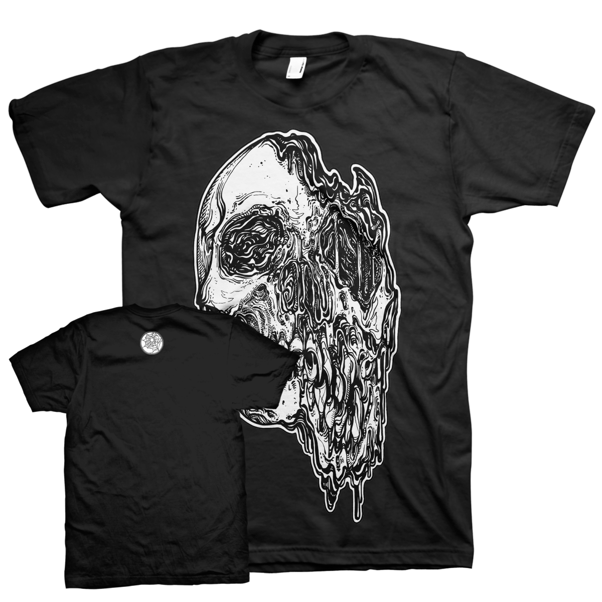 Zac Scheinbaum "Melting" Black T-Shirt
