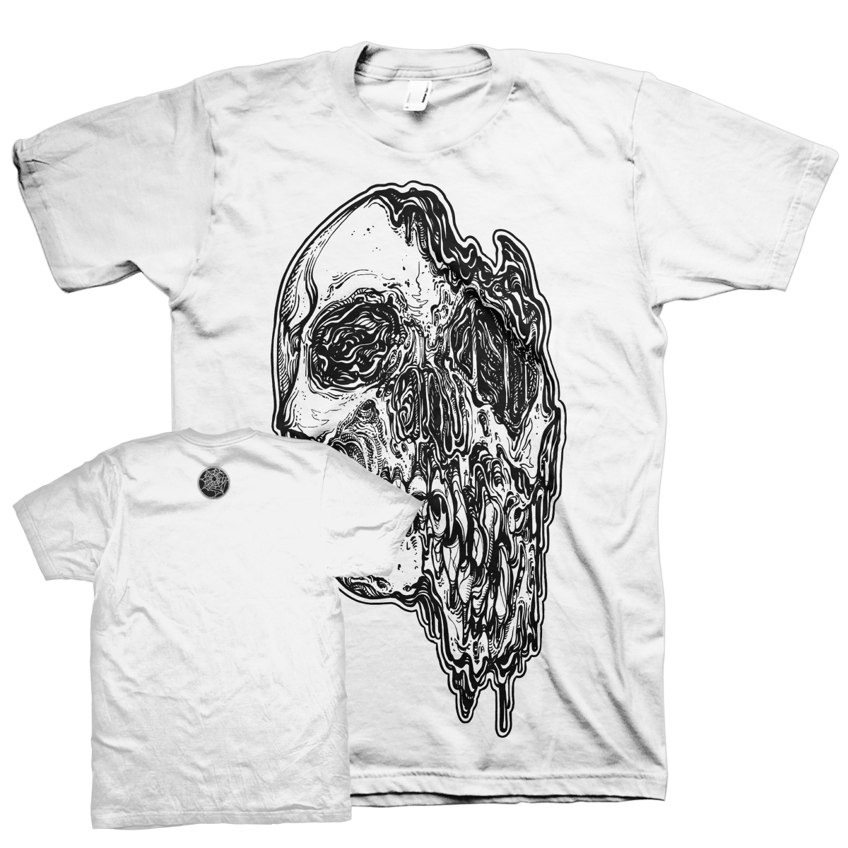 Zac Scheinbaum "Melting" White T-Shirt