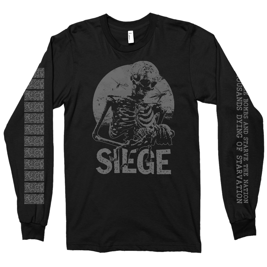 Siege "Starvation" Black Longsleeve